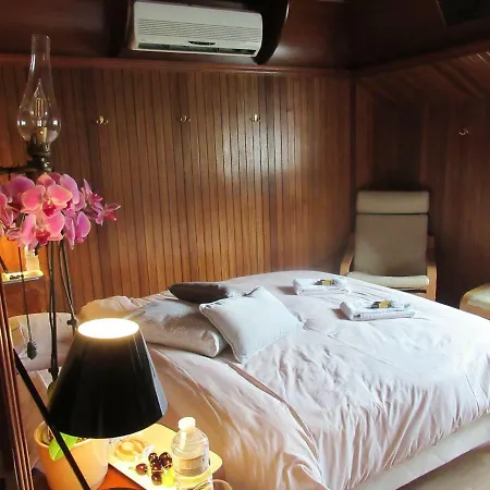 D'hotes Sur La Meuse A Bord De La Peniche Formigny 船屋